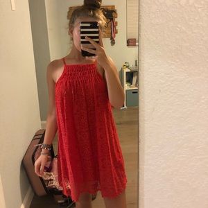 Red dress from Dillard’s